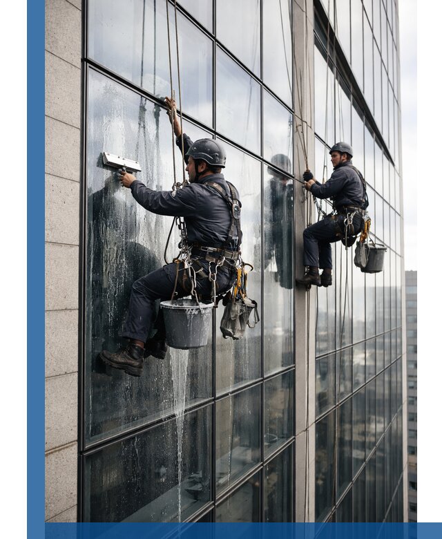 Профессиональная мойка стеклянных фасадов зданий в Электростали