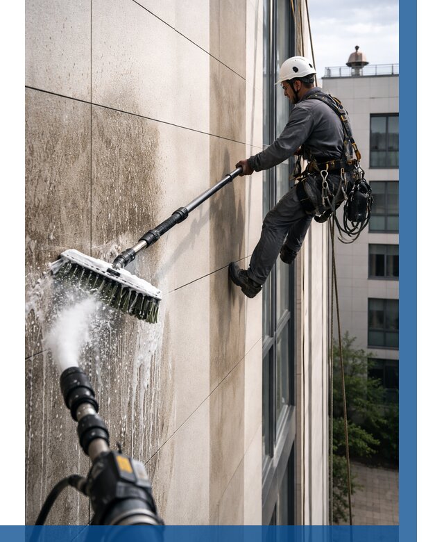 Мойка фасада из керамогранита в Электростали от 304 р. | ВЫСОТНИК-Элк