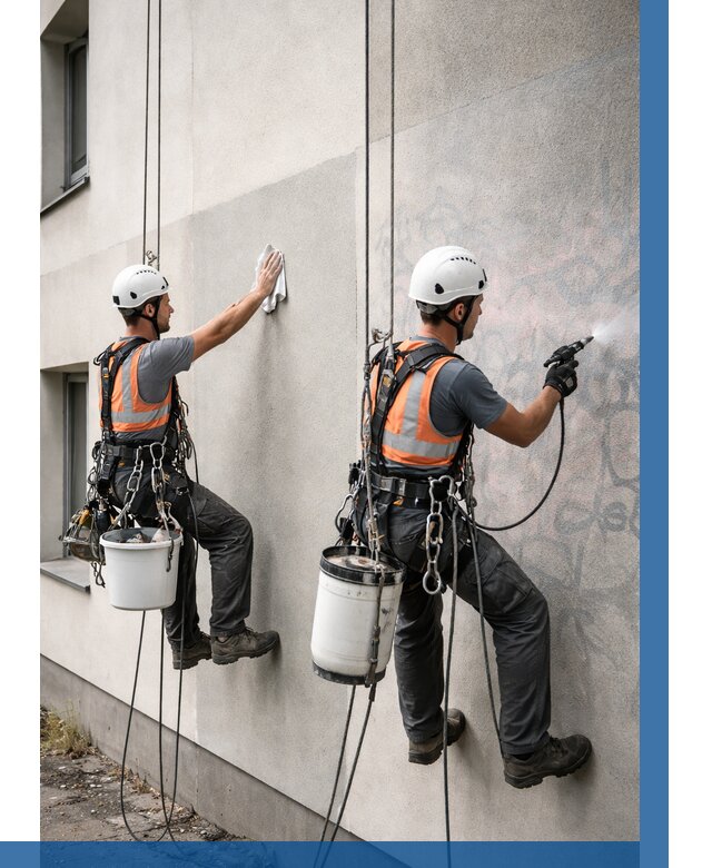 Антиграффити покрытие фасада в Электростали от 608 р. | ВЫСОТНИК-Элк