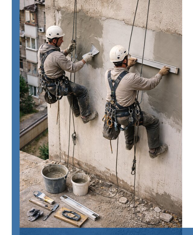 Комплексный ремонт штукатурного фасада с гарантией в Электростали