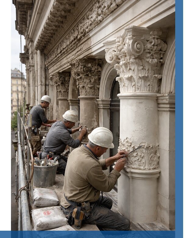 Реставрация фасадной лепнины в Электростали от 2533 р. | ВЫСОТНИК-Элк