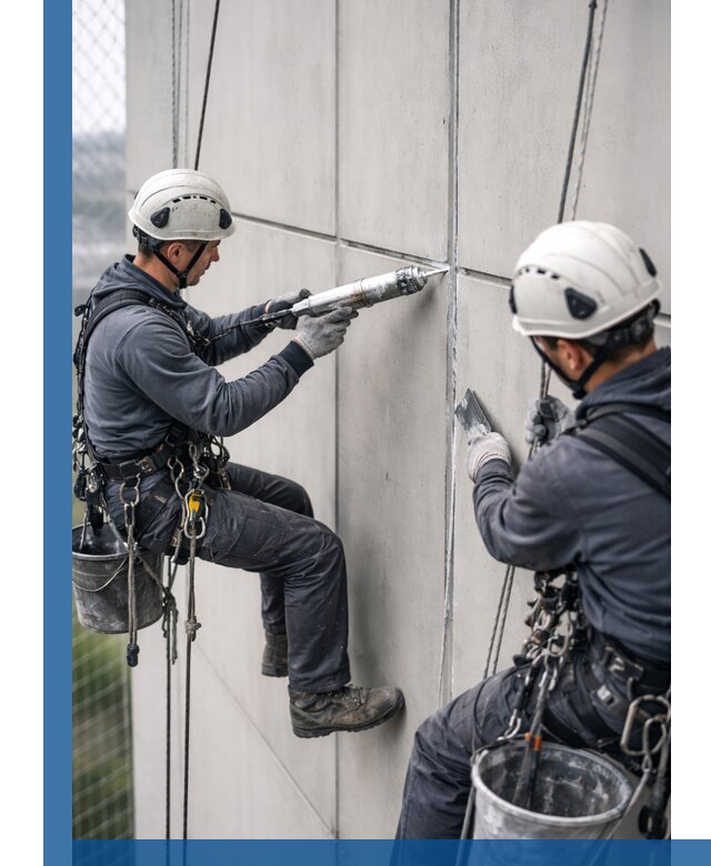 Первичная герметизация швов фасадов и кровель в Электростали