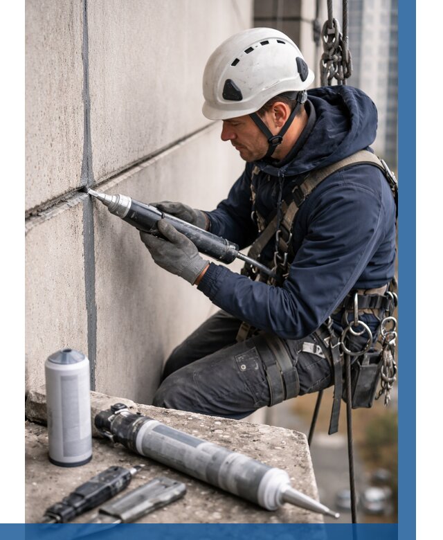 Вторичная герметизация швов в Электростали от 456 р. | ВЫСОТНИК-Элк