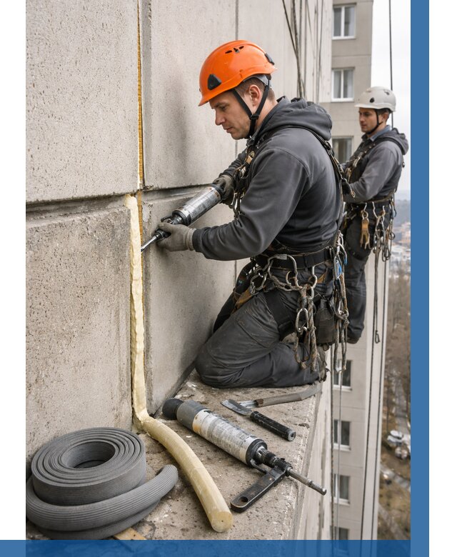 Теплый шов межпанельные швы в Электростали от 709 р. | ВЫСОТНИК-Элк