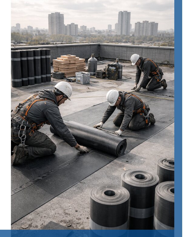 Монтаж мягкой кровли под ключ в Электростали от 456 р. | ВЫСОТНИК-Элк