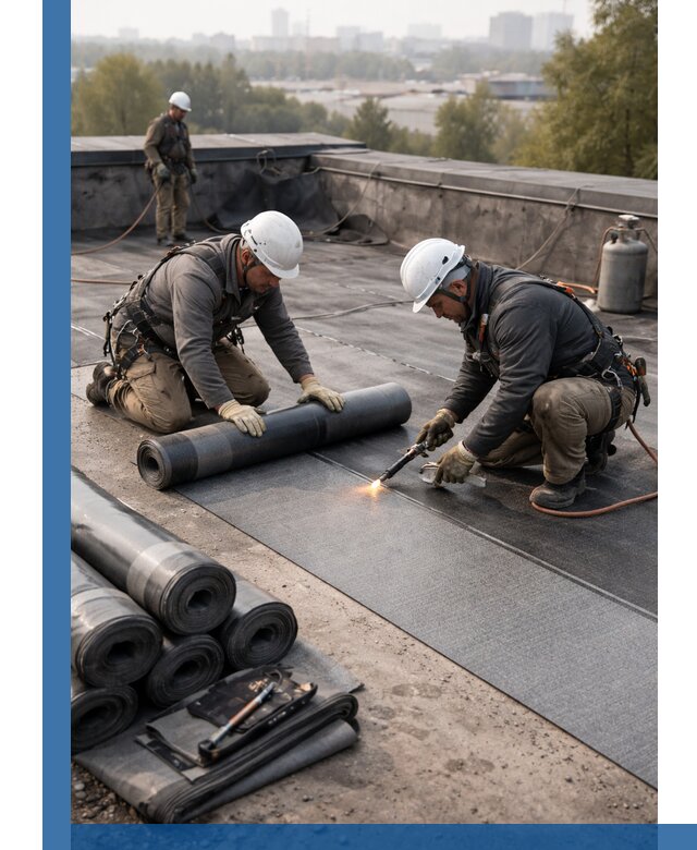 Монтаж мягкой кровли в Электростали профессионально и надежно