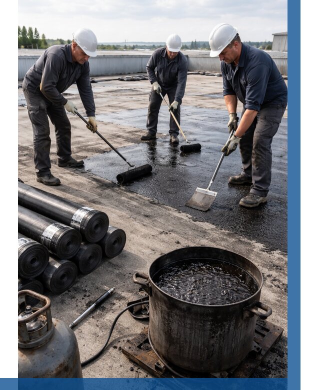 Гидроизоляция кровли мастикой в Электростали от 608 р. | ВЫСОТНИК-Элк