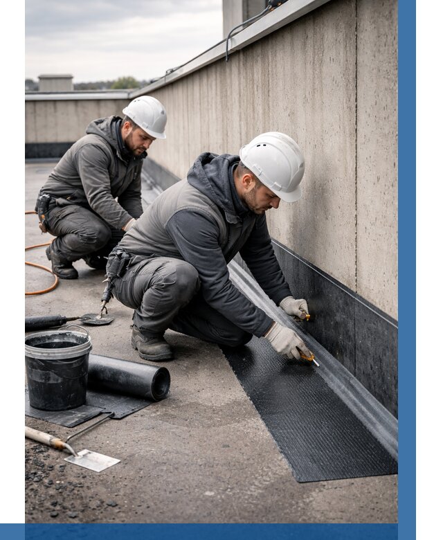Гидроизоляция примыканий на кровле в Электростали от 912 р. | ВЫСОТНИК-Элк