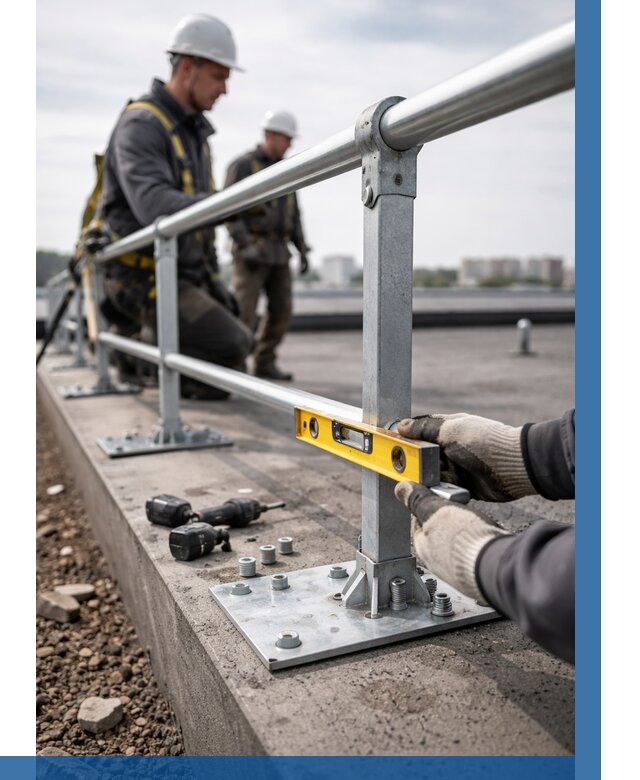 Монтаж кровельного ограждения в Электростали от 1216 р. | ВЫСОТНИК-Элк