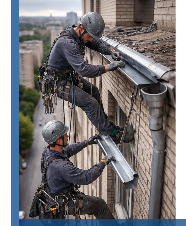 Ремонт водосточных желобов в Электростали, быстро и качественно