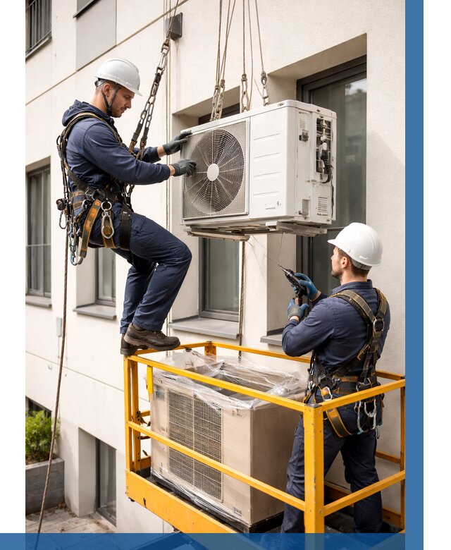 Демонтаж внешнего блока кондиционера в Электростали от 3546 р. | ВЫСОТНИК-Элк