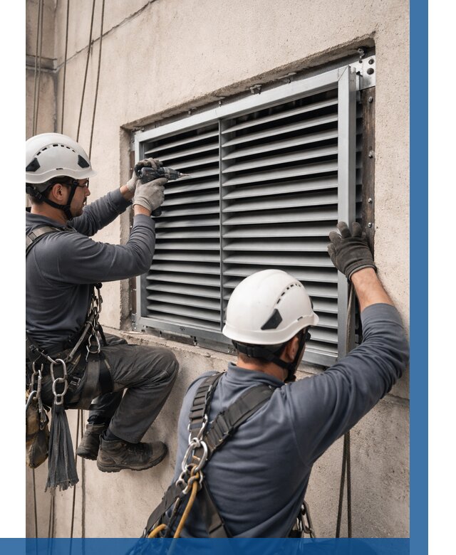 Монтаж вентиляционных решеток в Электростали от 4559 р. | ВЫСОТНИК-Элк