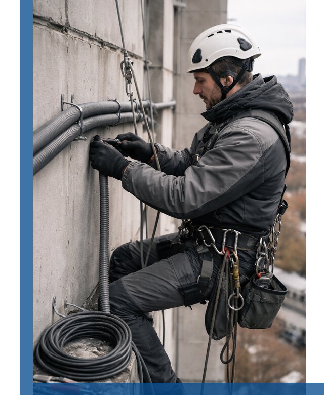 Профессиональный монтаж гофры для кабеля в Электростали с гарантией