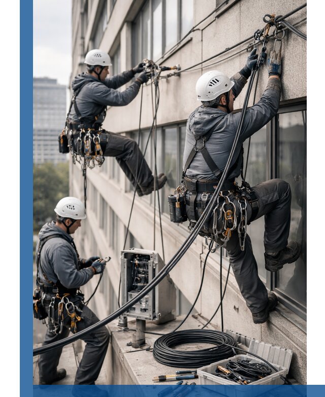 Прокладка оптоволоконного кабеля в Электростали под ключ с тестированием