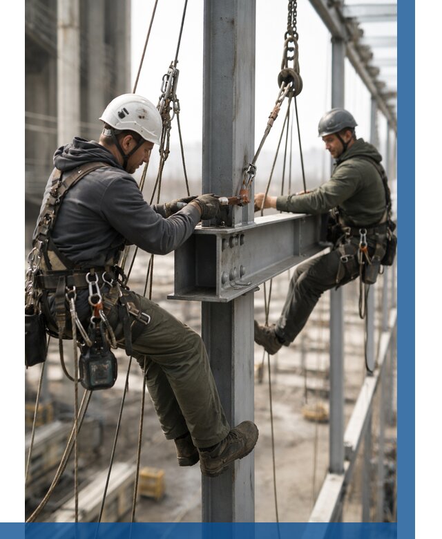 Монтаж металлоконструкций на высоте в Электростали от 3546 р. | ВЫСОТНИК-Элк