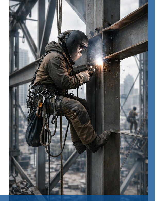 Высотные сварочные работы в Электростали от 3546 р. | ВЫСОТНИК-Элк