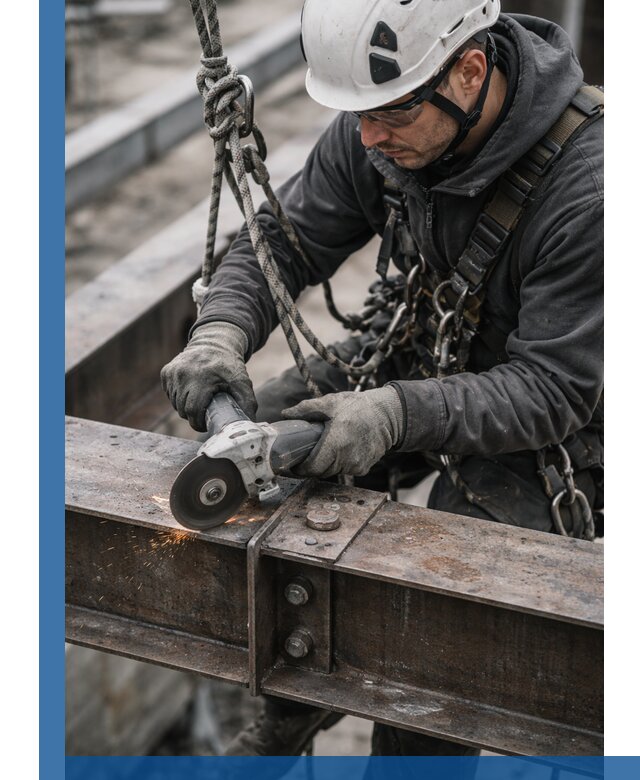 Резка металла на высоте в Электростали для зданий и конструкций