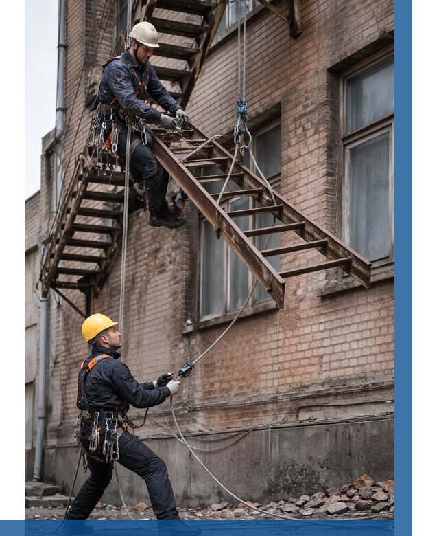 Демонтаж пожарной лестницы в Электростали от 12156 р. | ВЫСОТНИК-Элк
