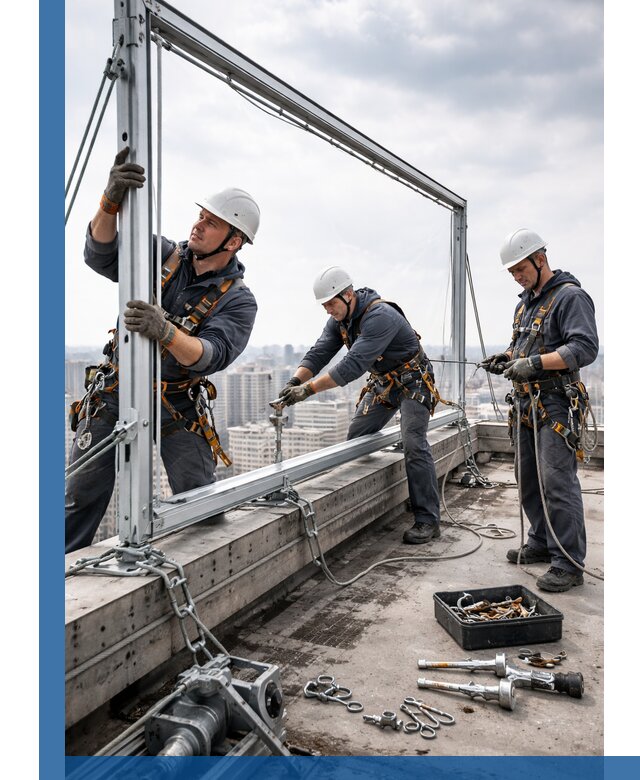 Монтаж крышных рекламных конструкций под ключ в Электростали