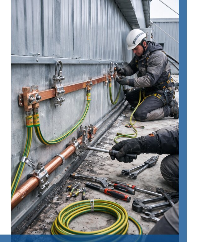 Монтаж заземления здания в Электростали от 25325 р. | ВЫСОТНИК-Элк