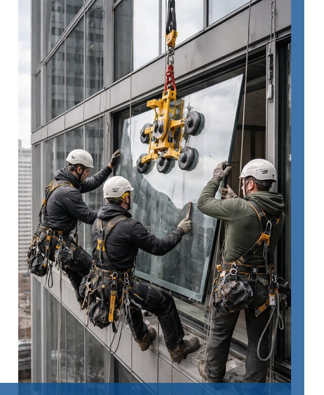 Фасадное остекление зданий под ключ в Электростали от 10130 р. | ВЫСОТНИК-Элк