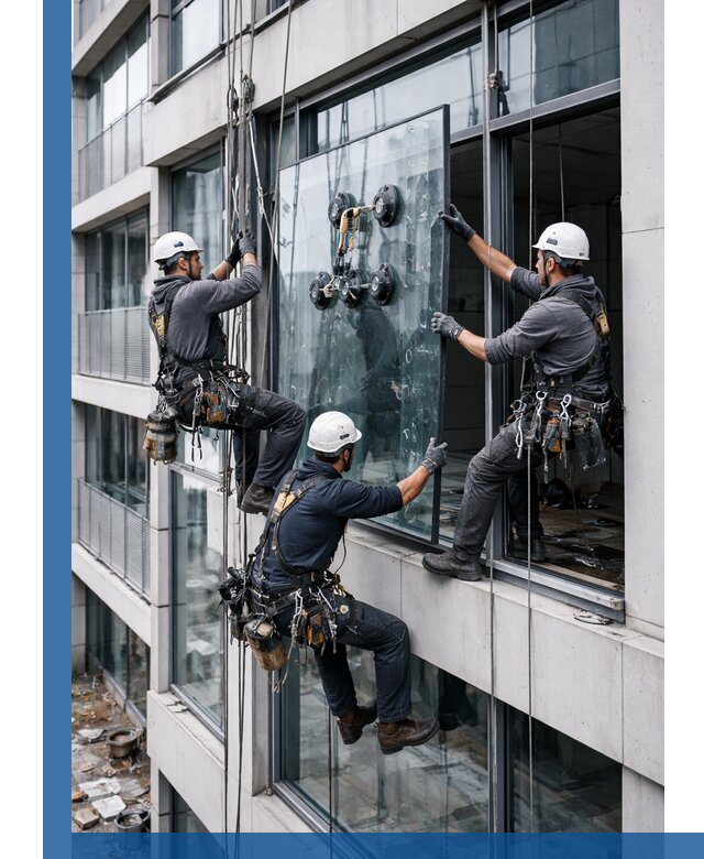 Фасадное остекление и монтаж витражей зданий в Электростали под ключ