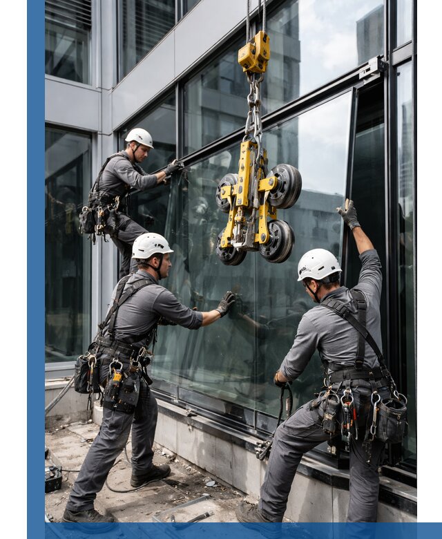 Структурное остекление фасадов в Электростали монтаж и обслуживание