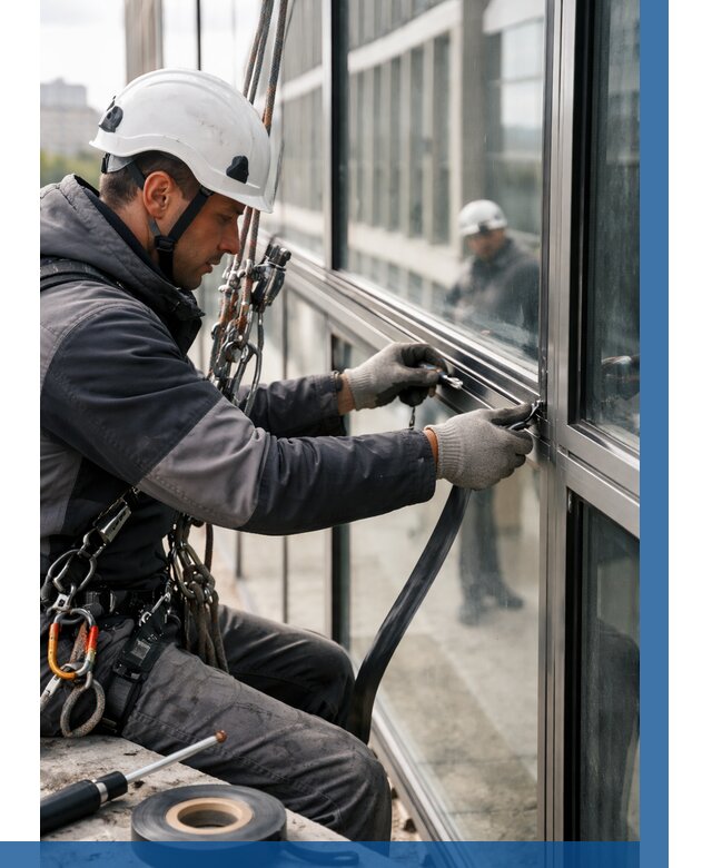 Ремонт витражных конструкций в Электростали от 3546 р. | ВЫСОТНИК-Элк