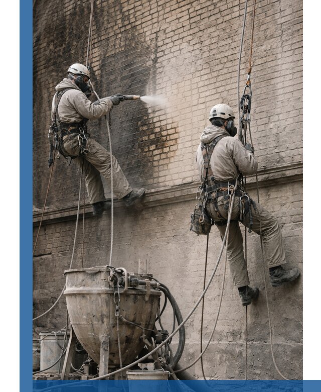 Пескоструйная очистка фасадов в Электростали профессионально