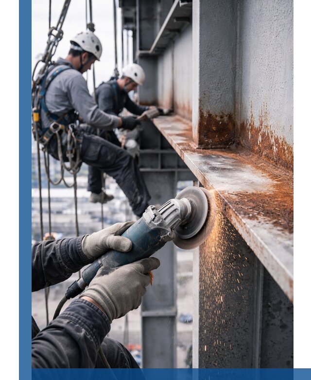 Зачистка металла от ржавчины и подготовка поверхностей в Электростали