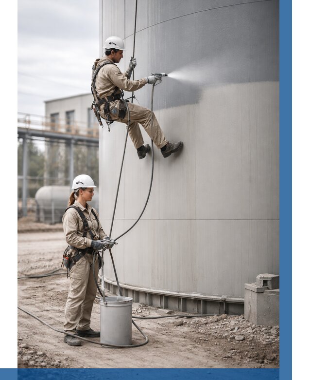 Покраска резервуаров в Электростали от 1216 р. | ВЫСОТНИК-Элк — заказать