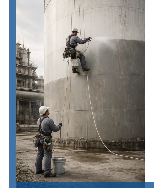 Покраска стальных резервуаров и емкостей в Электростали профессионально