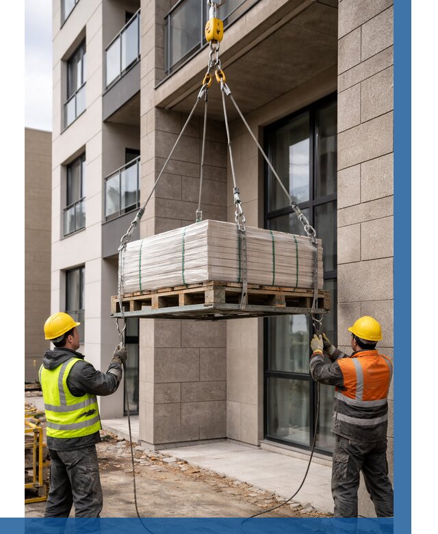 Подъем керамогранита на этаж в Электростали от 3546 р. | ВЫСОТНИК-Элк