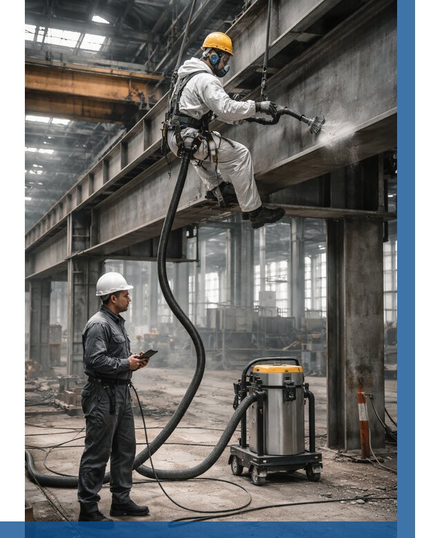 Обеспыливание конструкций в цехе в Электростали от 4255 р. | ВЫСОТНИК-Элк