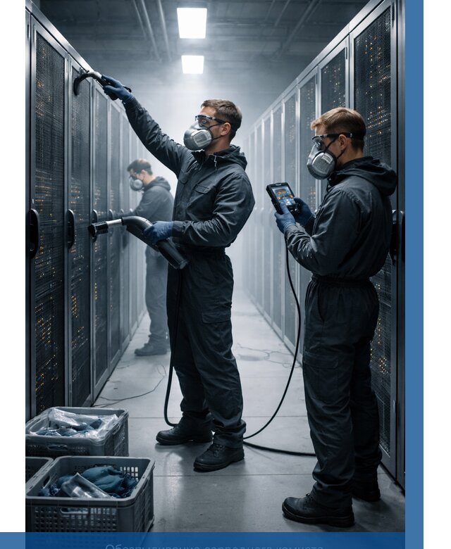 Обеспыливание серверной комнаты в Электростали от 4559 р. | ВЫСОТНИК-Элк