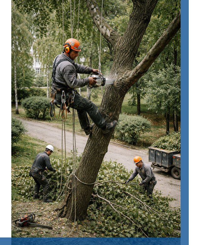 Кронирование деревьев в Электростали от 6585 р. | ВЫСОТНИК-Элк