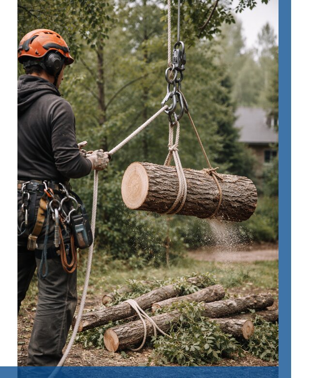 Валка деревьев частями в Электростали от 7598 р. | ВЫСОТНИК-Элк