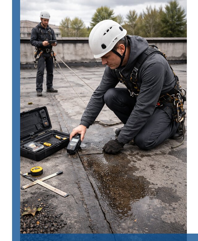 Обследование кровли на протечки и выявление дефектов в Электростали