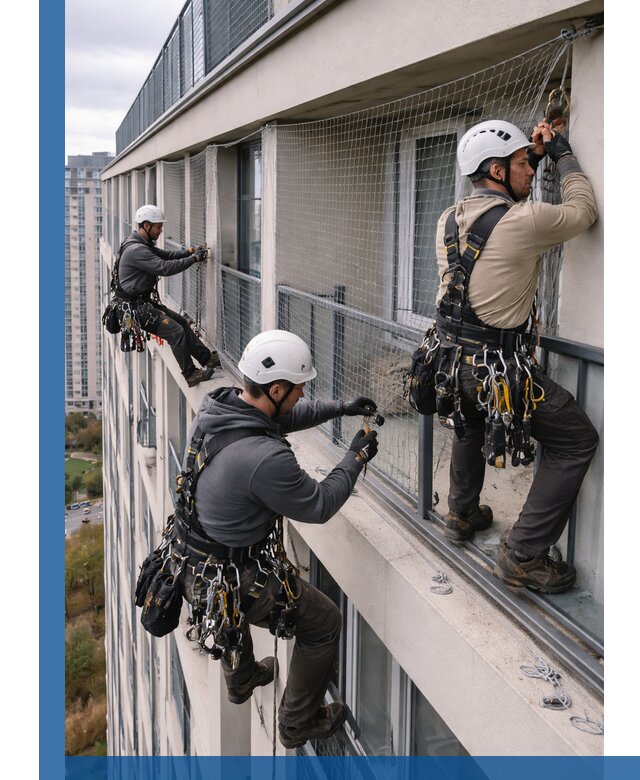 Профессиональный монтаж защитной сетки от птиц в Электростали